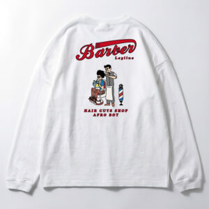 Barber afro l/s tee